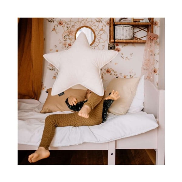 Dětský polštářek Happiness - Yellow Tipi-image-3