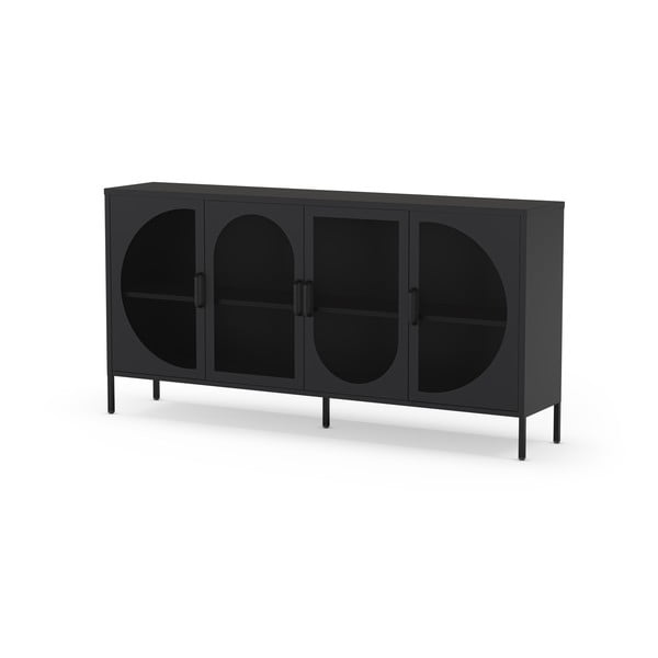 Černá komoda 160x90 cm Tayra – Marckeric-image-3