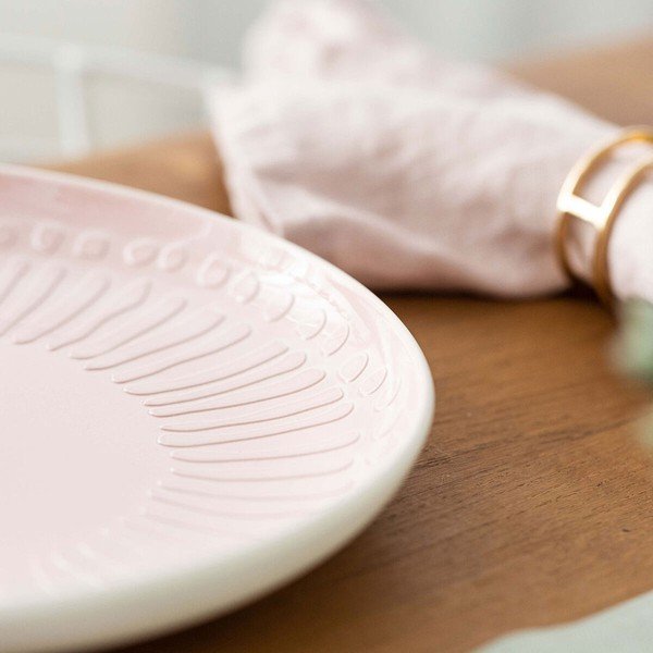 Bílo-růžový porcelánový talíř Villeroy & Boch Blossom, ⌀ 24 cm-image-1