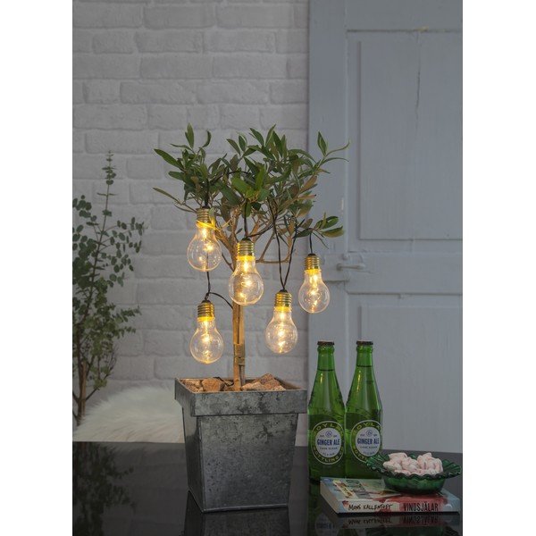 Bílý světelný LED řetěz Star Trading Glow, délka 1 m-image-4