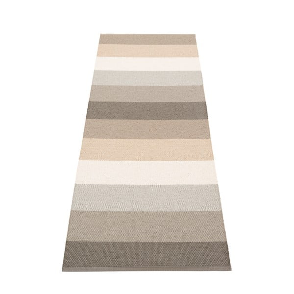 Šedo-béžový vnitřní a venkovní běhoun 70x200 cm Molly Clay – Pappelina