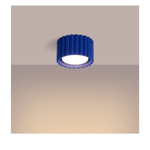Modré kovové bodové svítidlo ø 10 cm Zora – Sollux-image-4