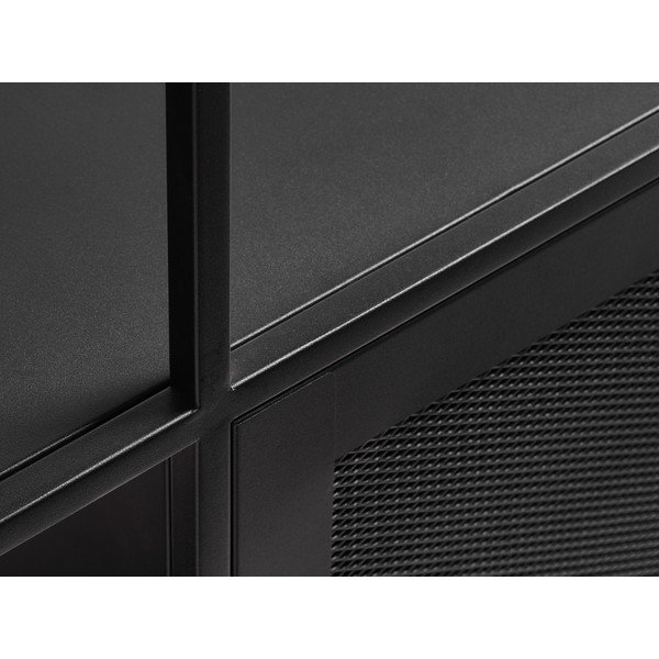 Černá kovová knihovna 80x180 cm Malibu – Unique Furniture-image-4