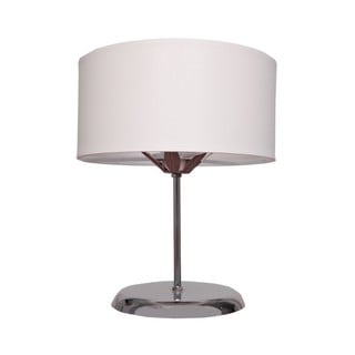 Bílá/šedá stolní lampa Chromium - Magenta Home