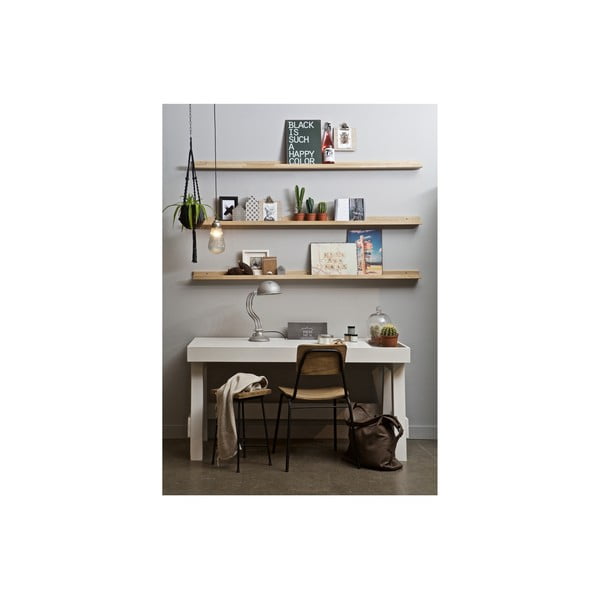 Police na obrázky z dubového dřeva v přírodní barvě 170 cm Photoframe – vtwonen-image-2