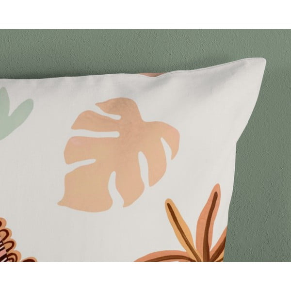 Hnědé/béžové bavlněné dětské povlečení do postýlky 100x135 cm Dino – Good Morning-image-3