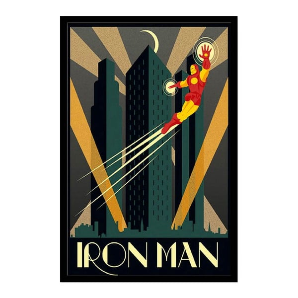 Plakát Iron Man, 35x30 cm