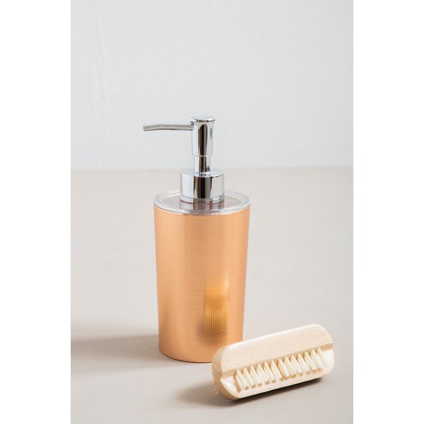 Plastový dávkovač mýdla ve zlaté barvě Shine – Premier Housewares-image-1