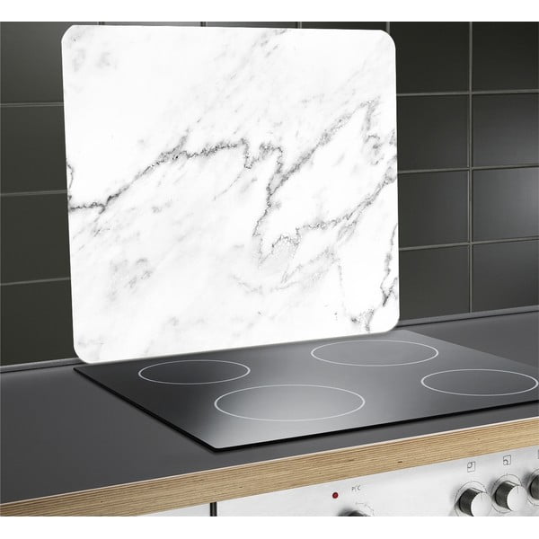 Kryt na zeď u sporáku z tvrzeného skla 50x56 cm Marble – Wenko-image-4