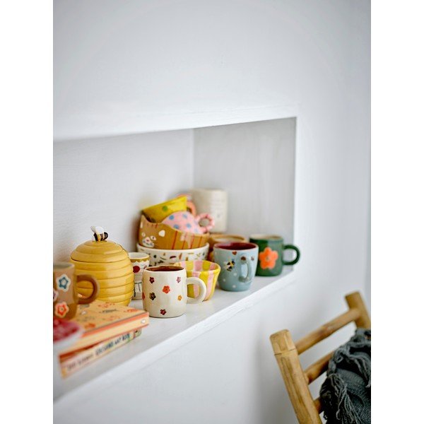 Béžový dětský hrnek z kameniny 130 ml Addy – Bloomingville Mini-image-2