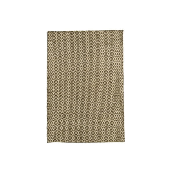 Ručně tkaný koberec Brown Dots Kilim, 107x158 cm