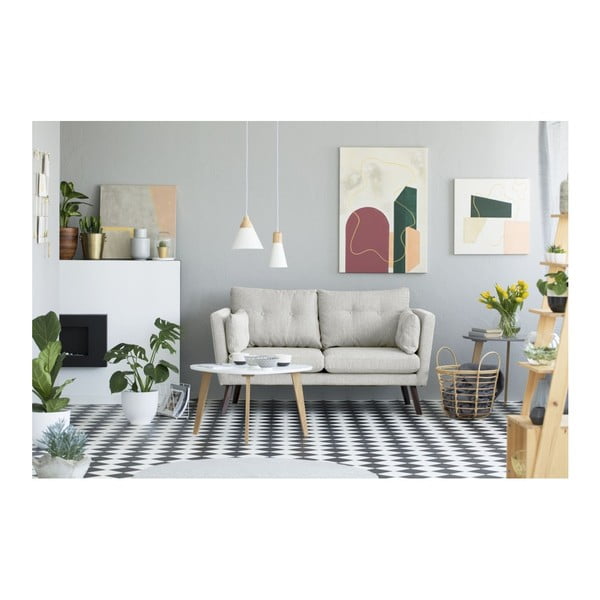 Světle béžová 2místná pohovka Mazzini Sofas Elena-image-4