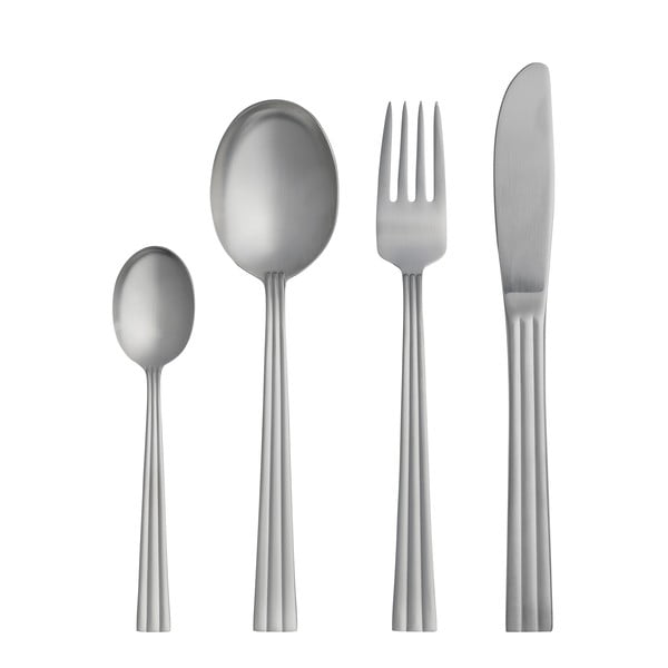 Nerezový příbor ve stříbrné barvě 16 ks Thebe – Gense