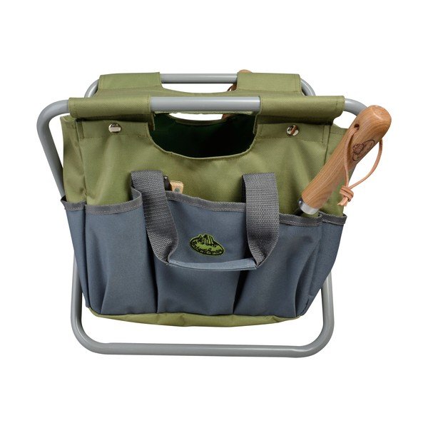 Zeleno-šedá zahradní stolička – Esschert Design-image-4