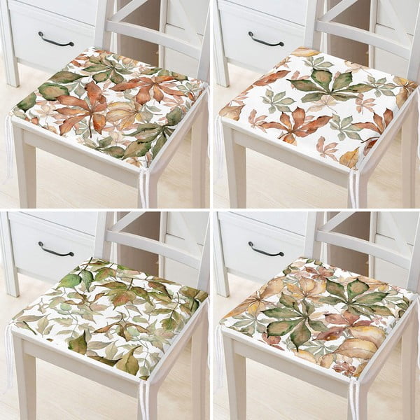 Podsedáky v sadě 4 ks 40x40 cm Autumn – Mila Home-image-3
