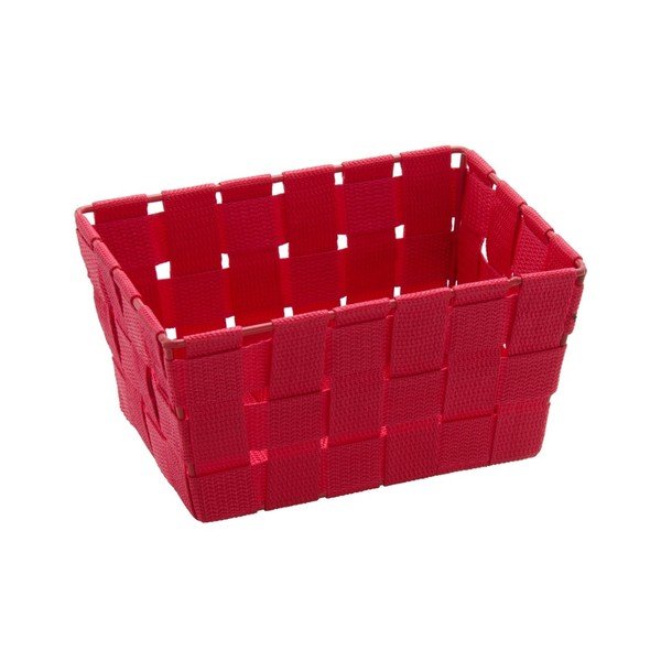 Červený úložný košík Wenko Adria, 14 x 19 cm