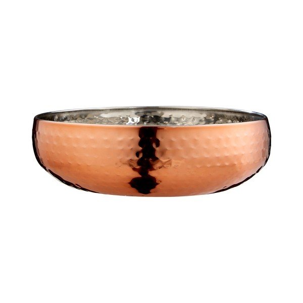 Dekorativní mísa v barvě růžového zlata Premier Housewares Hammered, ⌀ 21 cm
