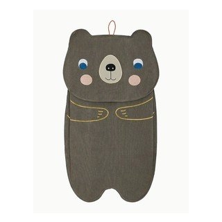Hnědý látkový závěsný organizér Darling Bear – OYOY Mini