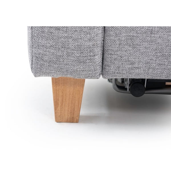 Šedá rozkládací pohovka 190 cm Sonia - Scandic-image-4