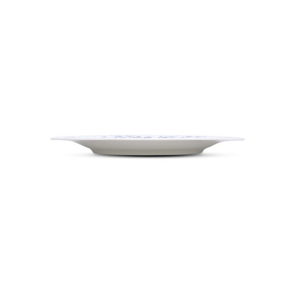 Bílý/modrý porcelánový talíř ø 27,5 cm Retro – BonBistro-image-4