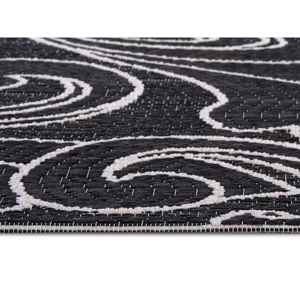 Černý venkovní koberec 194x290 cm Elina Black – Hanse Home-image-3