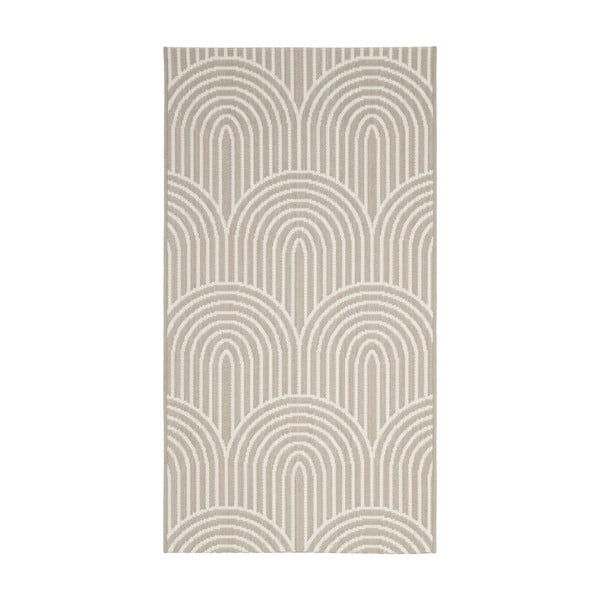 Světle béžový venkovní koberec Westwing Collection Arches, 80 x 150 cm