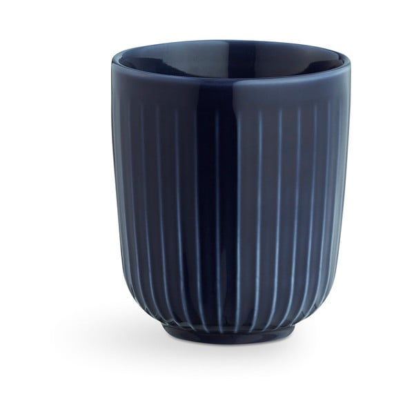 Tmavě modrý porcelánový hrnek Kähler Design Hammershoi, 300 ml