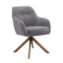 Šedá čalouněná jídelní křesla v sadě 2 ks Avola – Unique Furniture