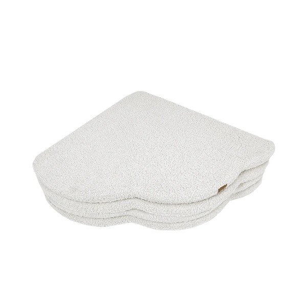 Bílá dětská hrací podložka 160x160 cm – Meowbaby-image-2