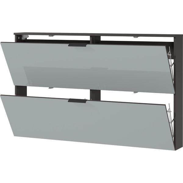 Šedý výklopný/závěsný botník Valega - Germania-image-2