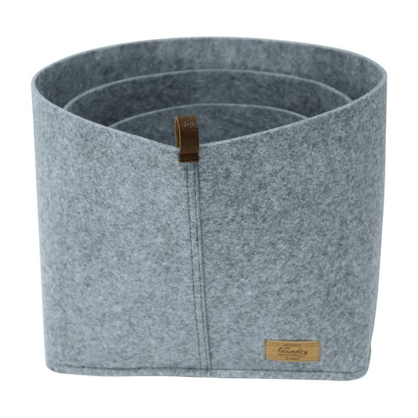 Šedý textilní organizér Wenko Felt, 30 x 18 cm-image-2