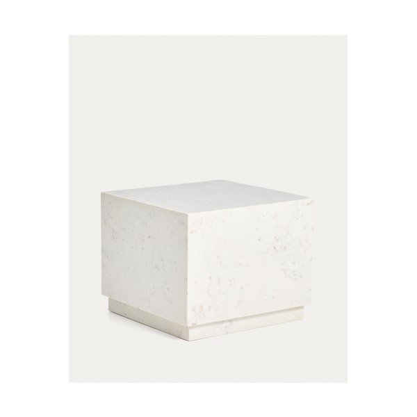 Mramorový odkládací stolek 50x50 cm Sorein – Kave Home-image-2