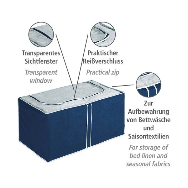 Modrý úložný box Wenko Ocean, 48 x 53 cm-image-2