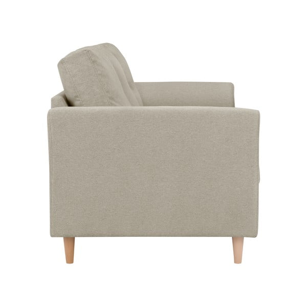 Béžová dvoumístná pohovka Kooko Home Smooth-image-1