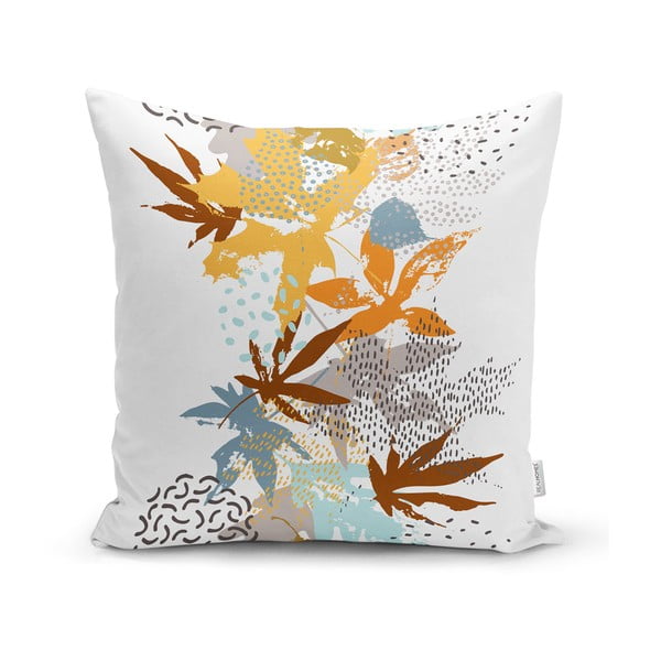 Sada 4 dekorativních povlaků na polštáře Minimalist Cushion Covers Autumn Leaves, 45 x 45 cm-image-3