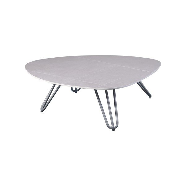 Zahradní odkládací stolek s deskou z kamene 88x110 cm Emilia – Garden Pleasure