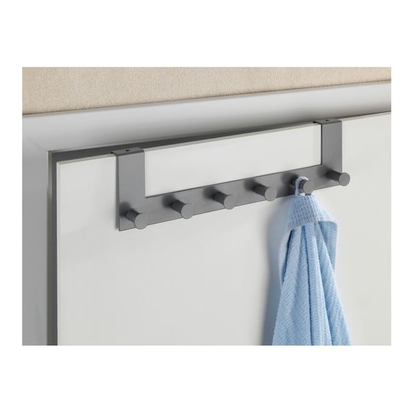 Šedý kovový věšák na dveře 39 cm Celano – Wenko-image-1