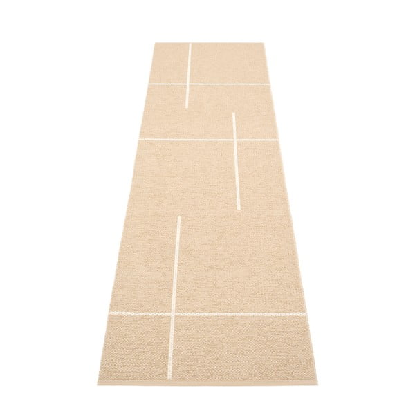 Béžový vnitřní a venkovní běhoun 70x270 cm Fred Beige – Pappelina