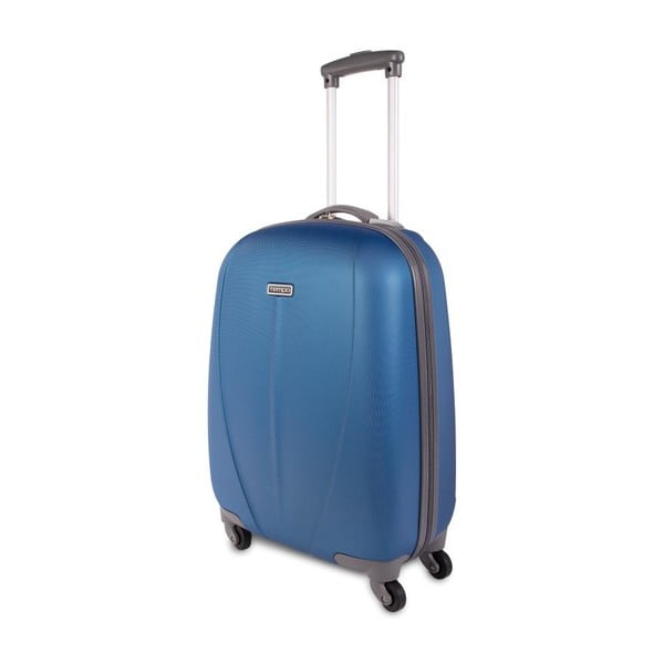 Modrý kufr na kolečkách Tempo, 50cm