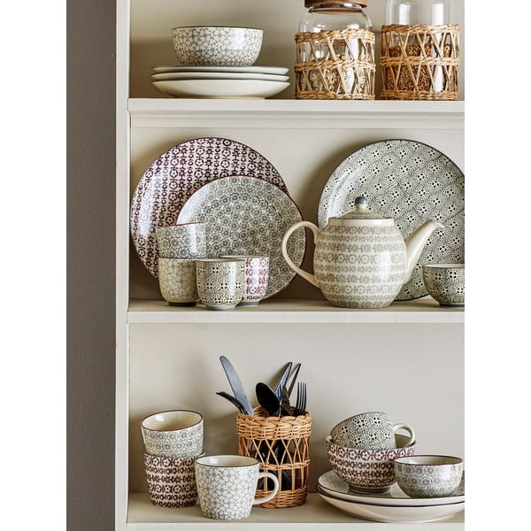 Sada 4 kameninových talířů Bloomingville Karine, ø 25 cm-image-1