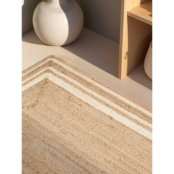Krémový/v přírodní barvě ručně tkaný jutový koberec 160x230 cm Jutta – Hanse Home-image-2