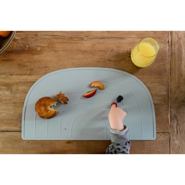 Modré silikonové prostírání Kindsgut Rainbow, 47 x 26 cm-image-4