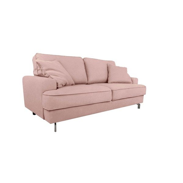 Růžová trojmístná pohovka Kooko Home Rumba-image-2