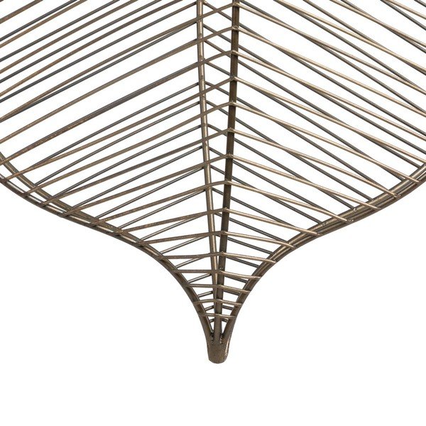 Závěsné svítidlo ve zlaté barvě s kovovým stínidlem – Ixia-image-3