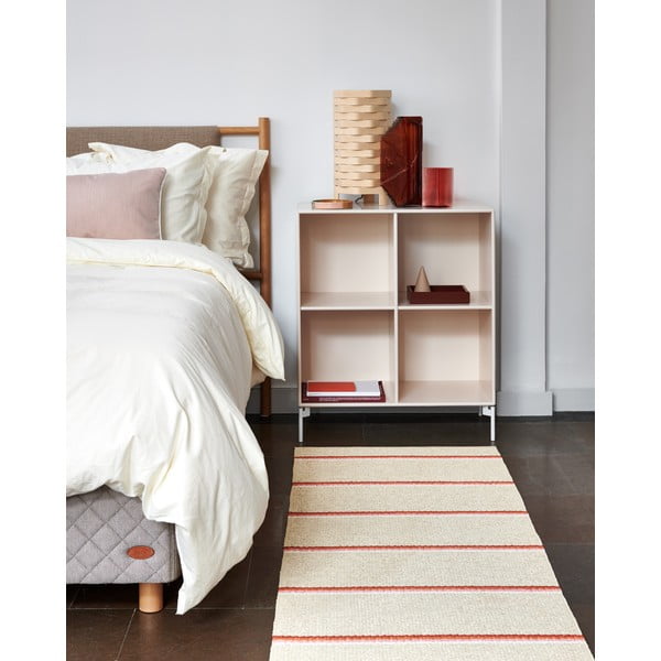 Vnitřní a venkovní běhoun v cihlové barvě/krémový 70x180 cm Olle Brick Cream – Pappelina-image-2