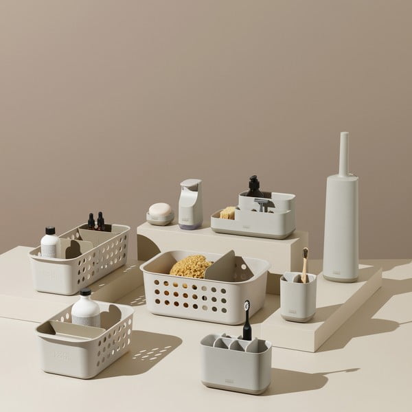 Béžový plastový stojan na zubní kartáčky EasyStore – Joseph Joseph-image-3