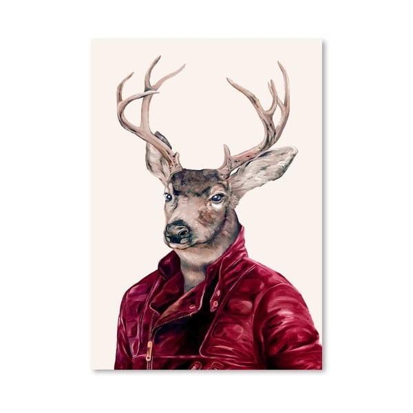 Plakát Deer, 42x60 cm