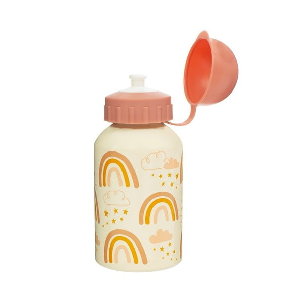Oranžovo-růžová dětská láhev na pití Sass & Belle Earth Rainbow, 250 ml-image-1