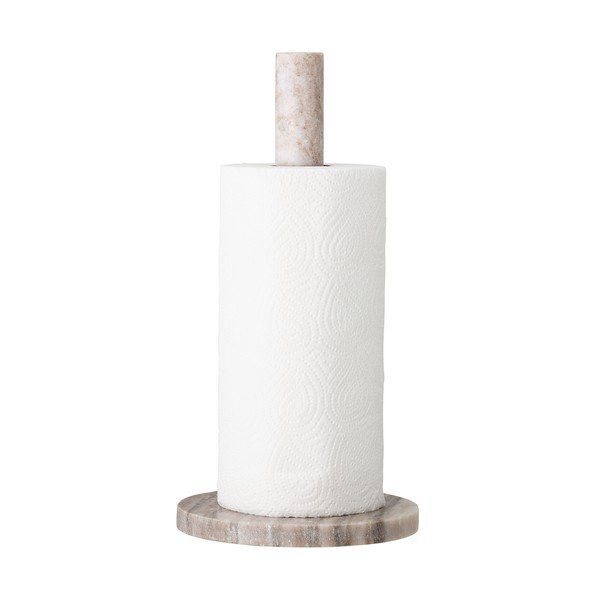 Mramorový stojan na papírové utěrky v přírodní barvě ø 15 cm Emy – Bloomingville-image-3