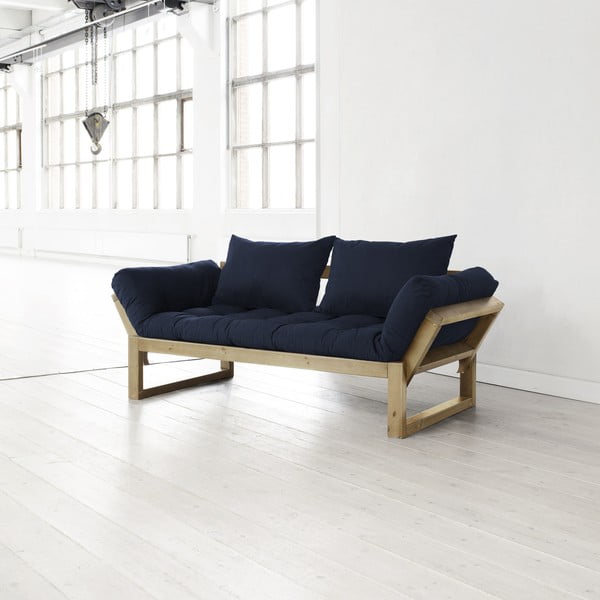 Sofa Edge navy/natural